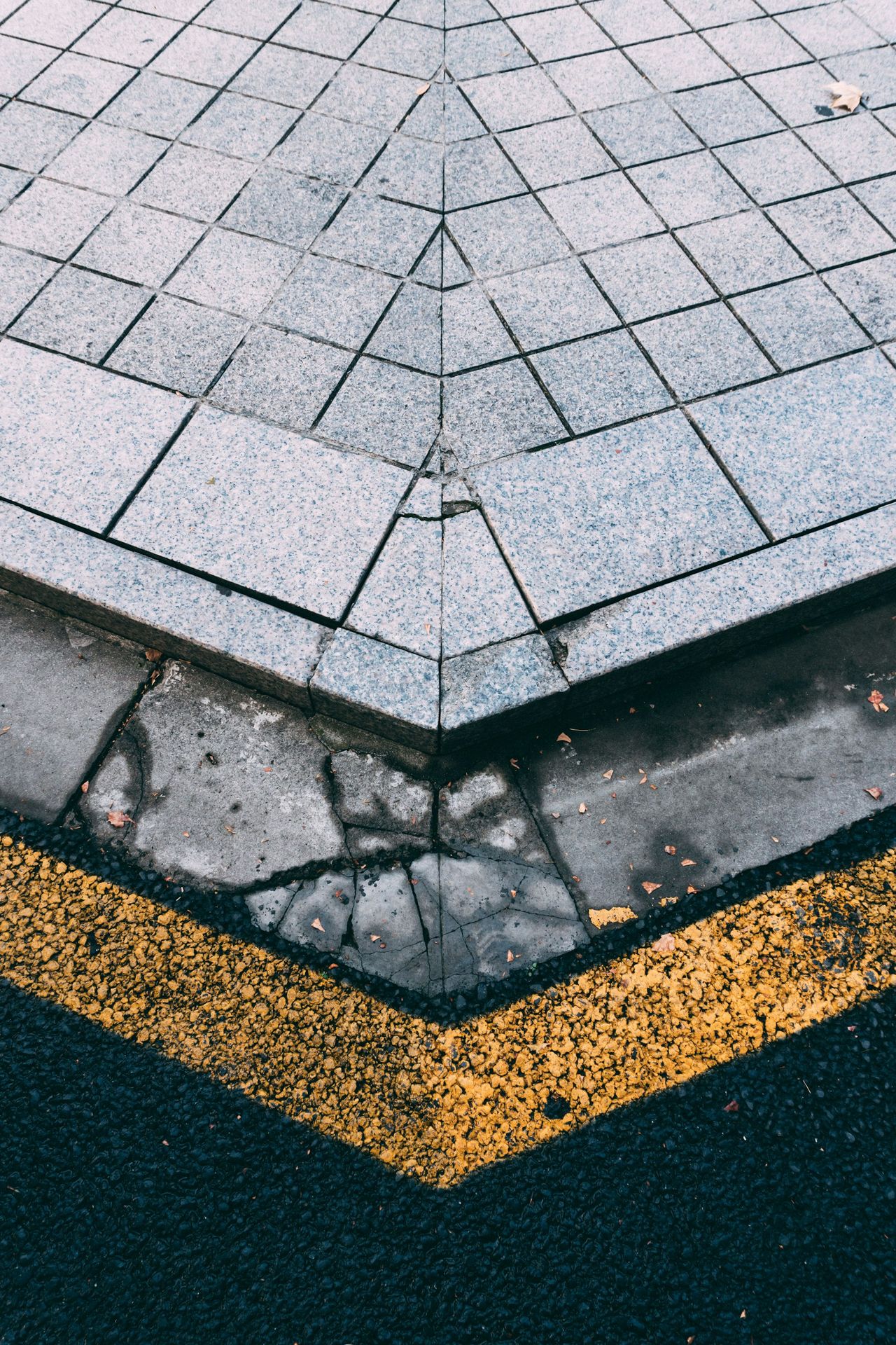 black and white square tile